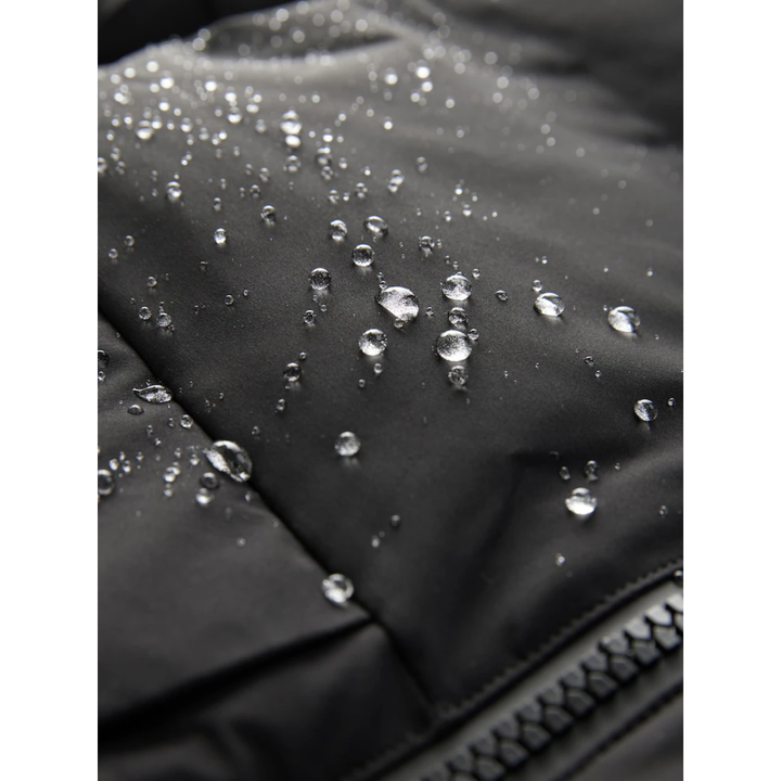 Manteau matelassé imperméable en cachemire à capuche